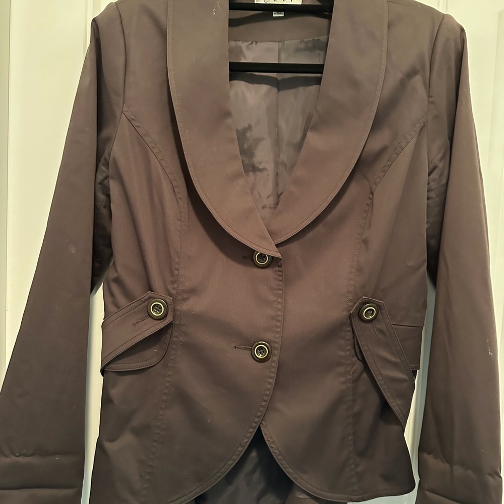 Cabi Work-It Jacket Graphite #769 Sz 14 - image 2